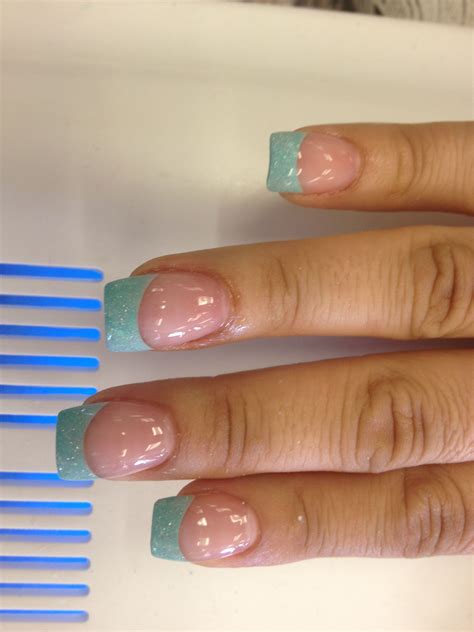 bora bora blue nail custom nail color color  nails blue nails nail