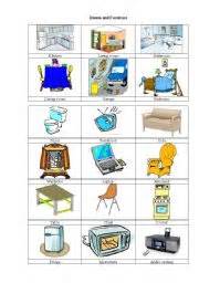 rooms  furniture esl worksheet  guta