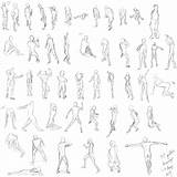 Gesture Figure Practice Drawings Deviantart sketch template