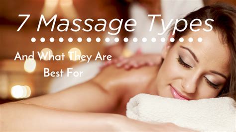 7 massage types and what they are best for bellezza