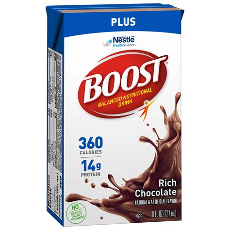 boost  oral supplement chocolate  oz carton  ct walmartcom