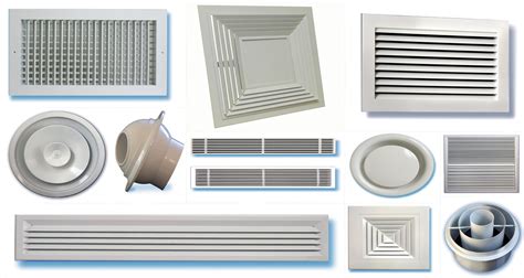 construction  types  grille  diffusers  clare white medium