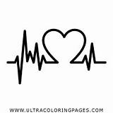 Cardiaco Batimento Heartbeat Corazon Latido Musica sketch template