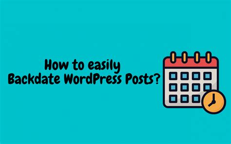 easily backdate wordpress posts  ltheme