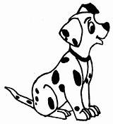 Dalmatian Coloring Pages Dalmatians Dog Color Getcolorings Clipartmag Disney Popular sketch template