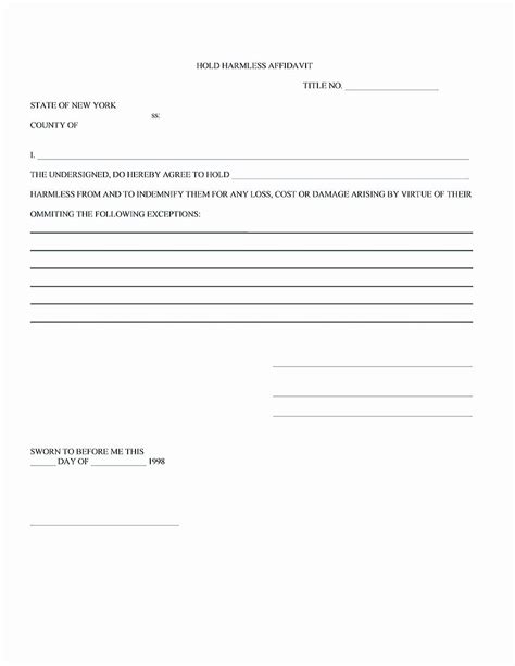 hold harmless letter template luxury making hold harmless agreement
