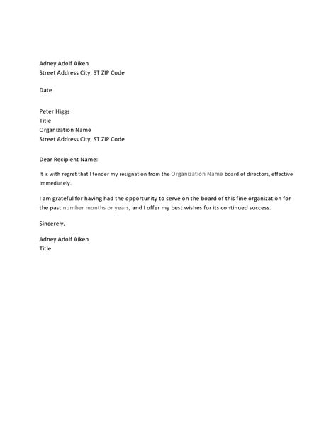 heartwarming info  resignation letter effective immediately resume