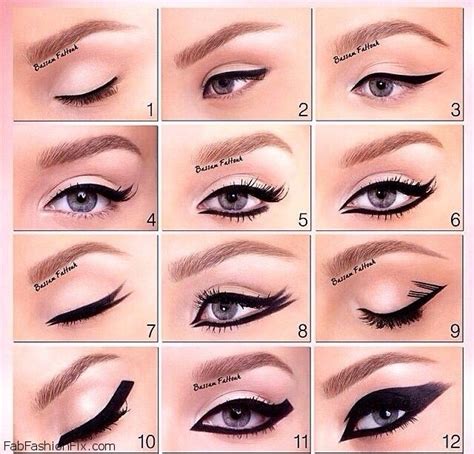 how to apply eyeliner perfect dramatic eyes fab