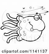 Drunk Jellyfish Clipart Vector Rf Illustrations Royalty Cory Thoman sketch template
