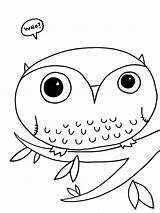 Owl Coloring Pages Cute Printable Owls Kids Girls Baby Easy Color Colouring Clipart Drawing Babies Bestcoloringpagesforkids Girl Quality High Library sketch template