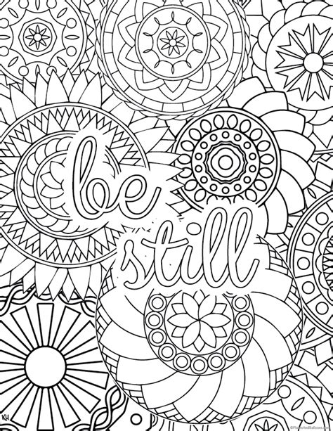 anti stress coloring pages abstract coloring pages quote coloring