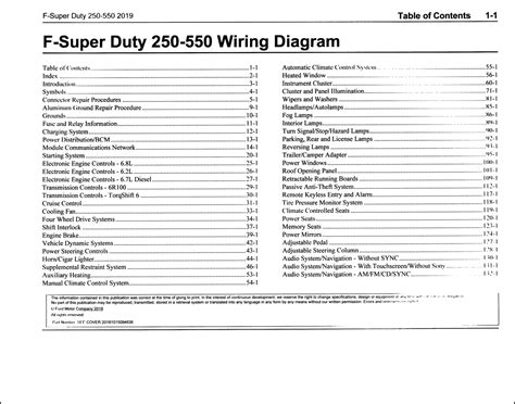 ford   super duty pickup truck wiring diagram manual original