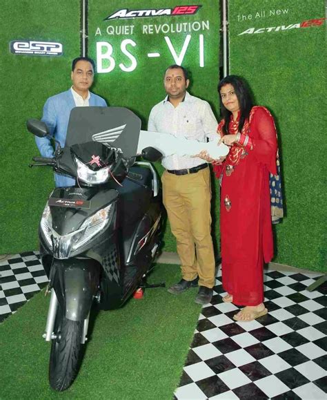 bs honda activa  fi deliveries commence  india