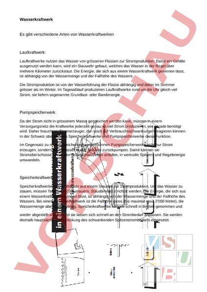 arbeitsblatt wasser und windkraft physik