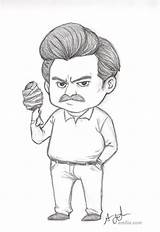 Rec Drawings Ron Parks Swanson Recreation Drawing Cartoon Choose Board Mini Paintingvalley Deviantart Browse sketch template
