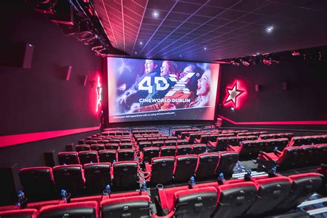 cineworld unveil brand  dx screen  high tech motion seats