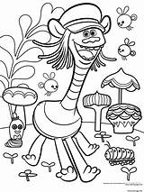 Trolls Coloriage Insects sketch template