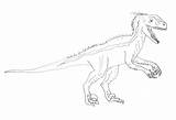 Indoraptor Monstruo sketch template