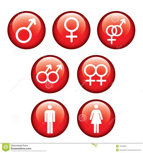 Sex Symbol Stock Vector Illustration Of Sign Couple