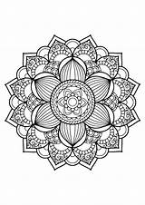 Mandala Mandalas Coloring Pages Adults Book Books Geeksvgs Adult Kids Printable Coloriages Copyright Report  Pour sketch template