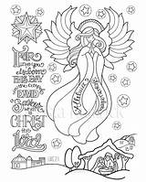 Born Coloring Saviour Bible Pages Two Sizes 5x11 Etsy Journaling Christmas Tip Adult sketch template