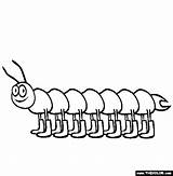 Centipede Coloring Pages Millipede Animals Insect Enjoy Summer Caterpillar Cute 565px 67kb Kids Legs Lot sketch template