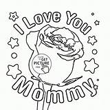Coloring Pages Mothers Mommy Mother Drawing Kids Printable Happy Sheets Mom Color Rose Grandma Well Soon Gif Getdrawings Flower Nana sketch template