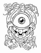 Getdrawings Monster Evil sketch template