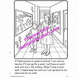 Coloring Social Autism Story Book School Calm Positive Behavior Autismeducators Keep Strategy Stories Year Kids Source Activities sketch template