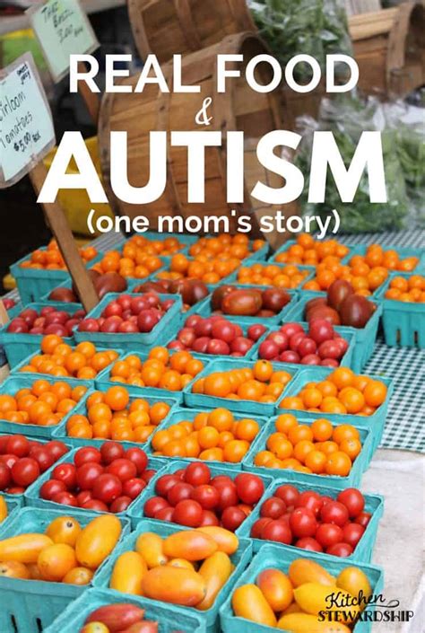real food diet    autism diagnosis
