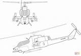 Helicopter Ah Cobra 1w Coloring Super Pages Chinook Drawing Boeing Ch Army Supercobra Supercoloring sketch template
