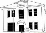 Hall Coloring Guild City Pages Coloringpages101 sketch template