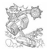Dinotrux Coloring Pages Dozer sketch template