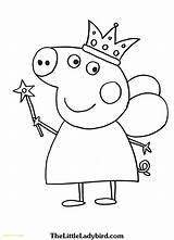 Peppa Pig Coloring Pages Printable Print Getcolorings Color Awesome Collection sketch template
