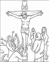 Crucis Vía Descripción sketch template
