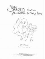 Swan Coloring Theswanprincess sketch template