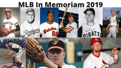 Mlb In Memoriam 2019 Mlb Baseball Stars Who Passed Away