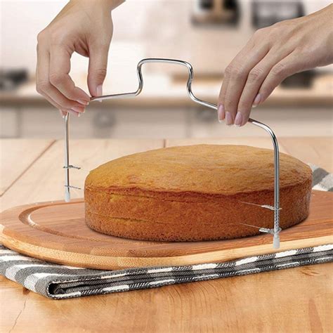 adjustable  wire layer cake cutter  leveler stainless steel cake