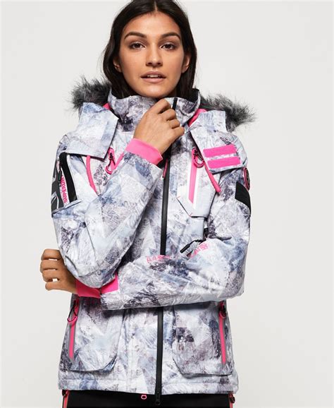 superdry ultimate snow action jas jacks en jassen voor dames