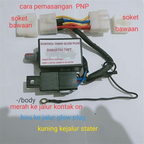 jual kontrol timer glow plug daihatsu taft model pnp shopee indonesia