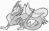 Dragon Coloring Chinese Pages Printable Kids sketch template