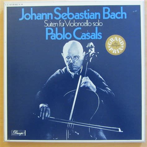 bach six cello suites for cello solo pablo casals emi
