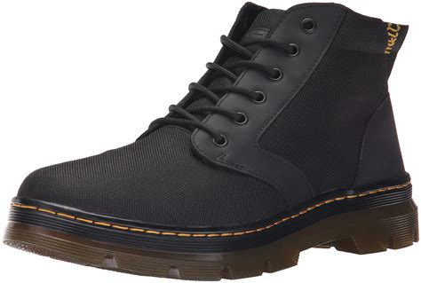 dr martens mens bonny nylon chukka boot black  ebay