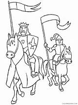 Coloring4free Knights Coloring Printable Pages sketch template