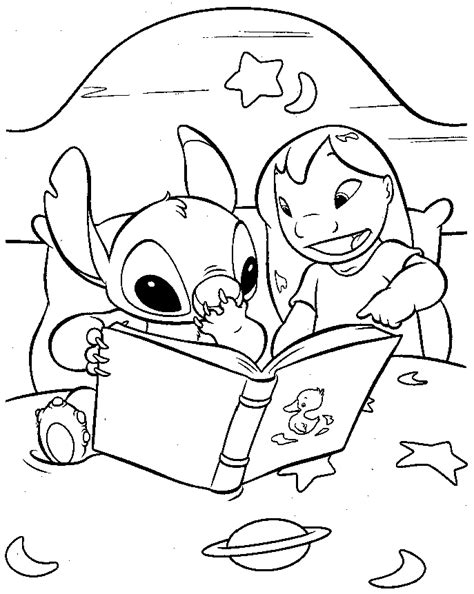 lilo  stitch coloring pages    print