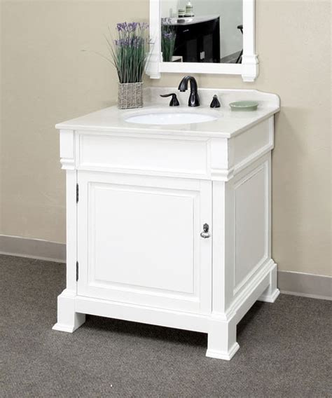 traditional single sink vanity wood  bellaterra home