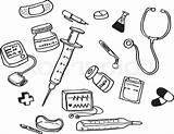 Tools Doctor Drawing Coloring Pages Printable Drawings Getdrawings Template Sketch sketch template