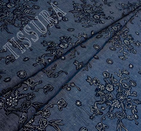 embroidered linen fabric exclusive fabrics  austria  hoh sku    buy