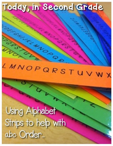 alphabet strips today   grade