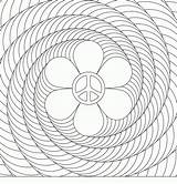 Coloring Printable Pages Illusions Optical Library Illusion sketch template